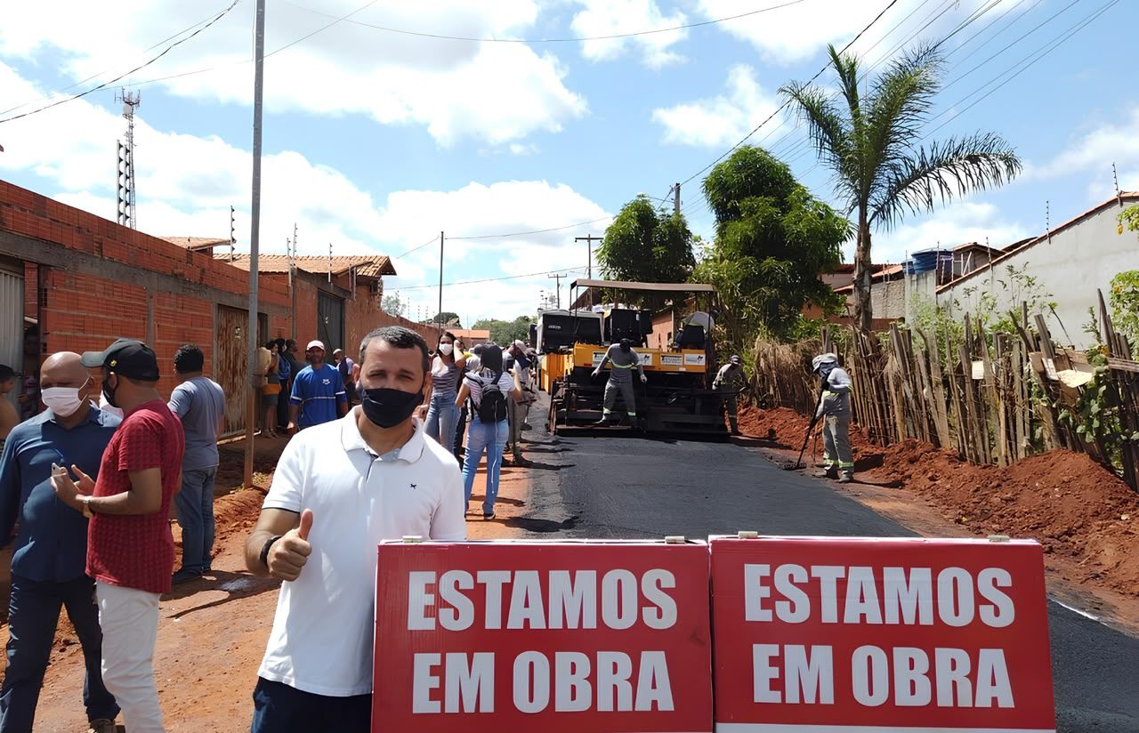 Foto principal da obra Pavimentação asfáltica do bairro Ana Júlia