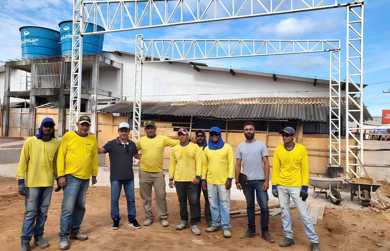 Foto 2 da obra Reforma e a construção de uma cobertura para a quadra poliesportiva localizada no povoado Novo Bacabal
